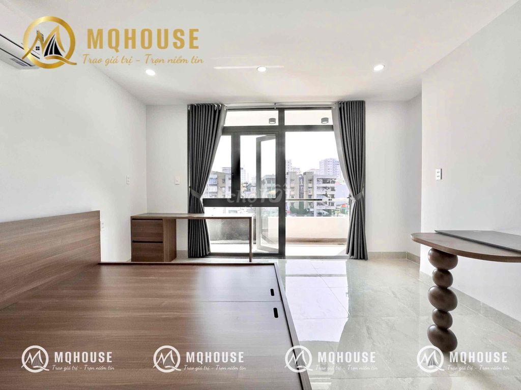 Căn hộ 1PN ban công lớn 50m² Trường Sa Q3 - Cho thuê giá chỉ 11.5 triệu!