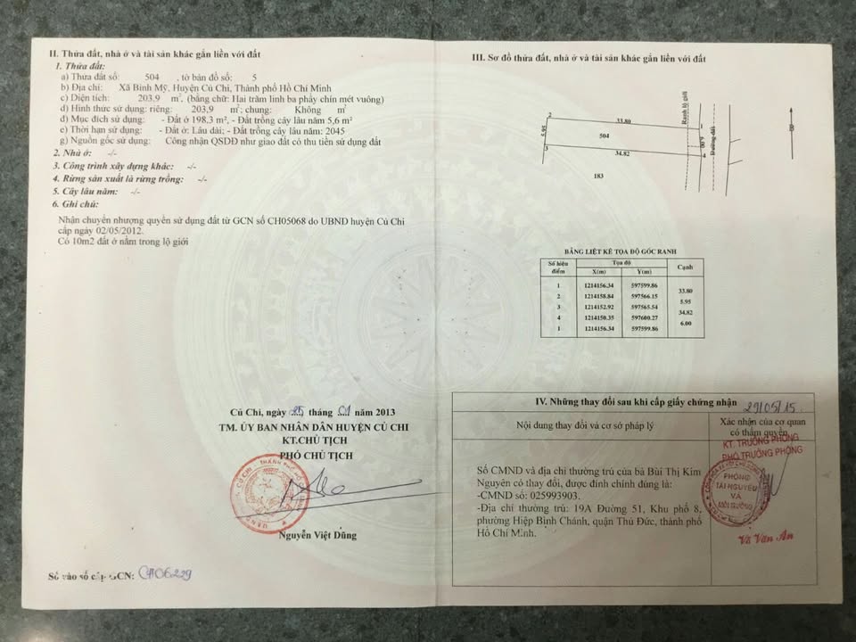 Đất thổ cư 204m² Bình Mỹ, Củ Chi chỉ 3 tỷ - Đầu tư sinh lời hấp dẫn!