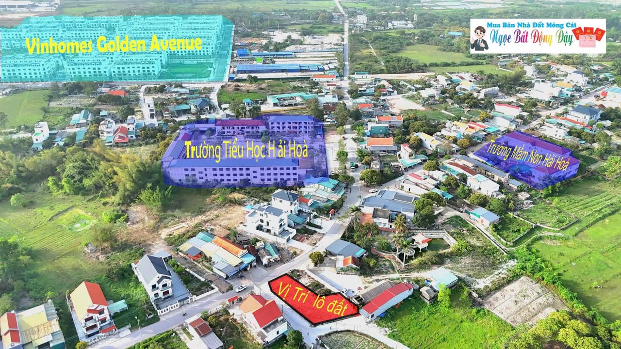 Đất nền khu 2 Hải Hòa 89m² giá chỉ 1 tỷ - Đường oto tránh nhau