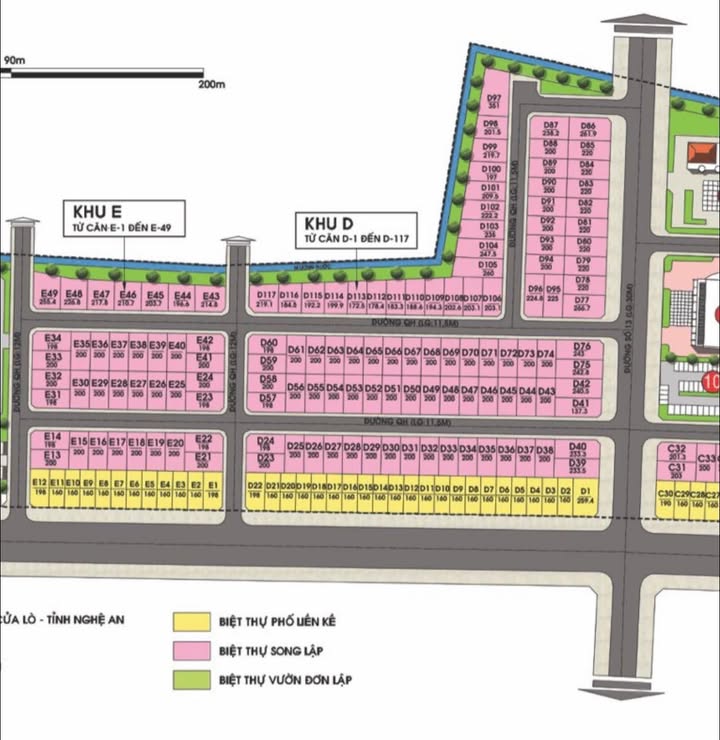 Đất kinh doanh mặt đường Nguyễn Huệ Cửa Lò 160m² giá 3 tỷ - Cơ hội đầu tư tuyệt vời!