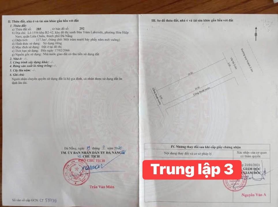 Đất nền liền kề đường Trung Lập 3, khu Đô Thị Lakeside 235m² giá 8.99 tỷ - Cơ hội đầu tư không thể bỏ lỡ!