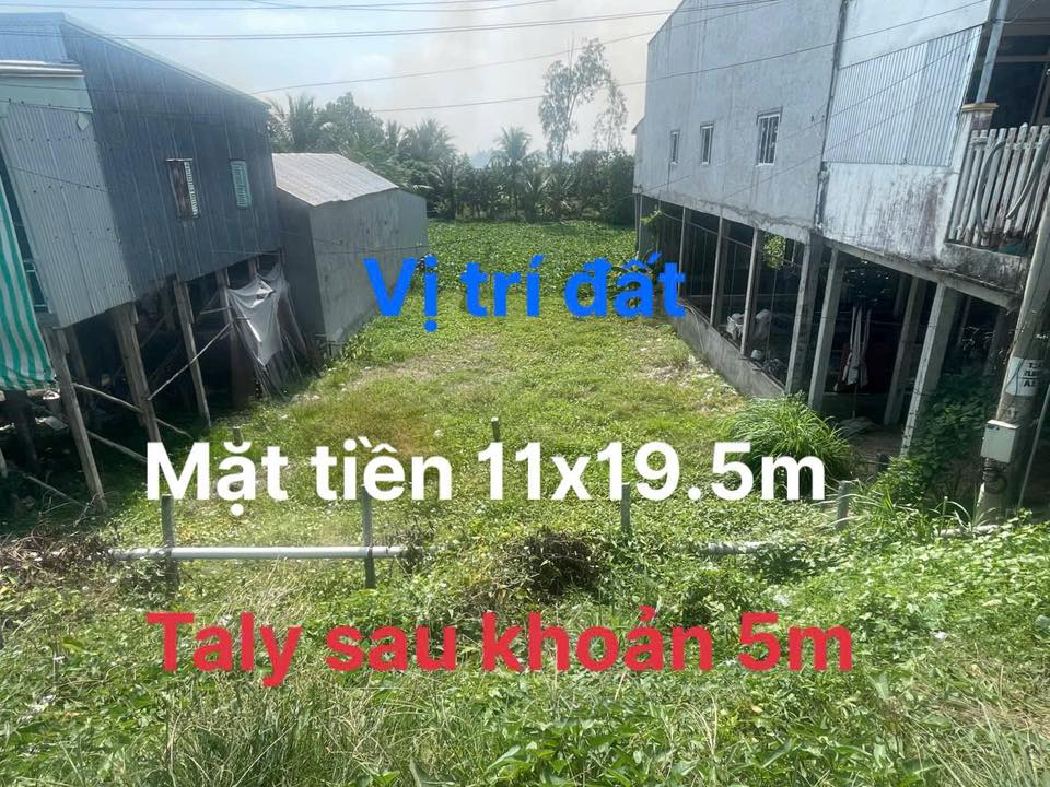 Đất nền Châu Đốc 215m² giá 1.9 tỷ - Sổ hồng chính chủ, công chứng ngay!