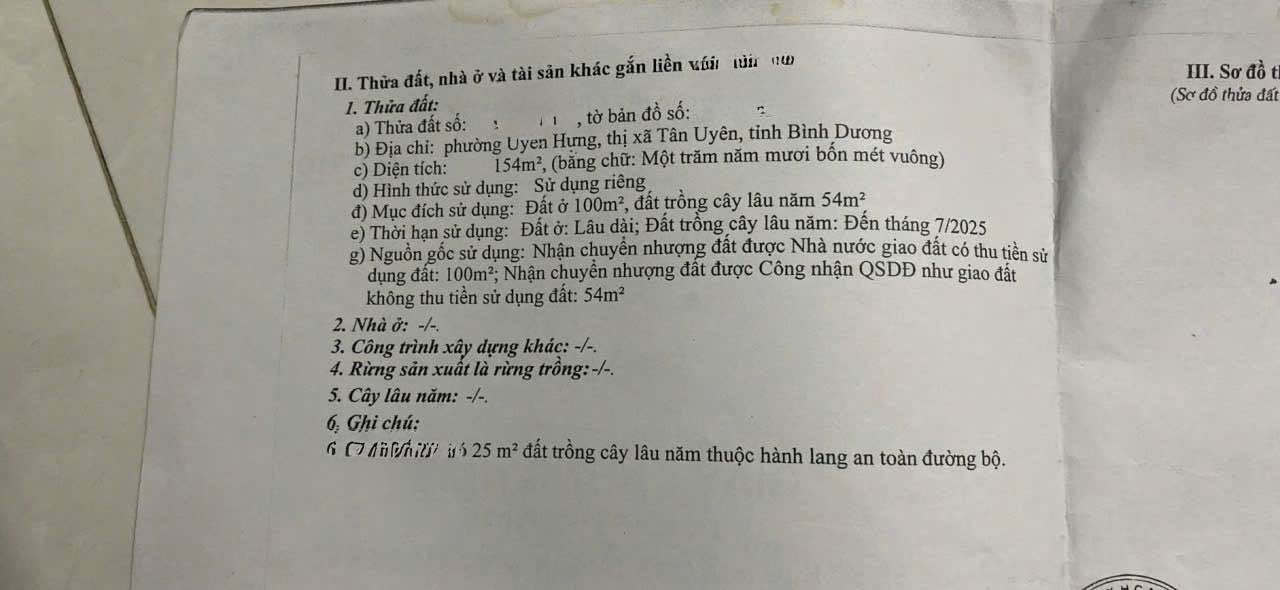 Đất nền mặt tiền đường nhựa Uyên Hưng 150m² giá 1.8 tỷ - Vị trí trung tâm tiện ích vượt trội!