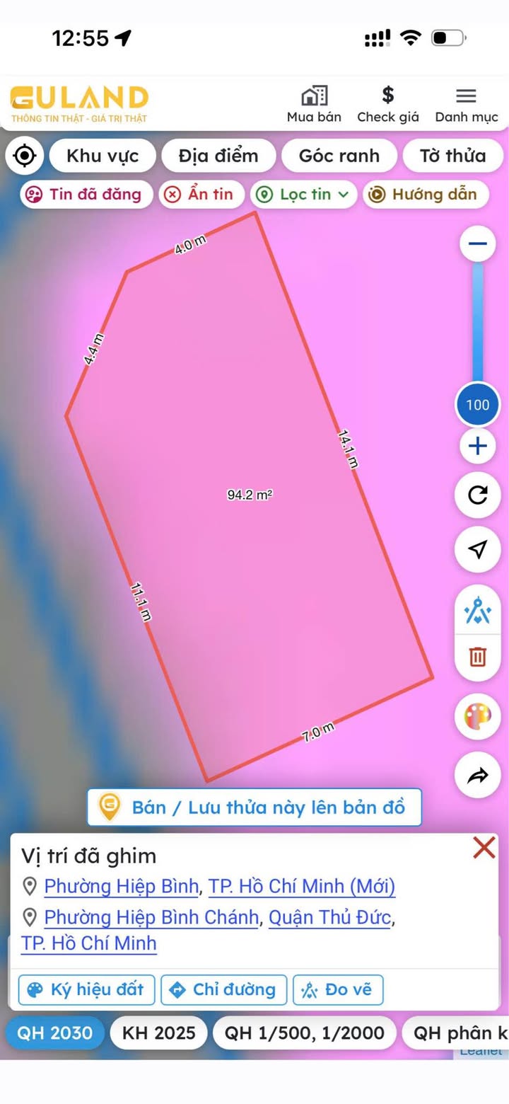 Đất góc 2 mặt hẻm xe hơi đường 35 Hiệp Bình Chánh 153m² giá 7.7 tỷ - Cơ hội đầu tư tuyệt vời!