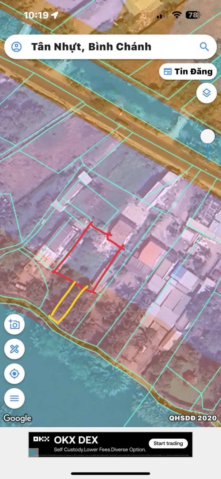 Đất nền Tân Nhựt Bình Chánh 584m² giá 2 tỷ - Đường Thế Lữ mặt tiền đẹp!