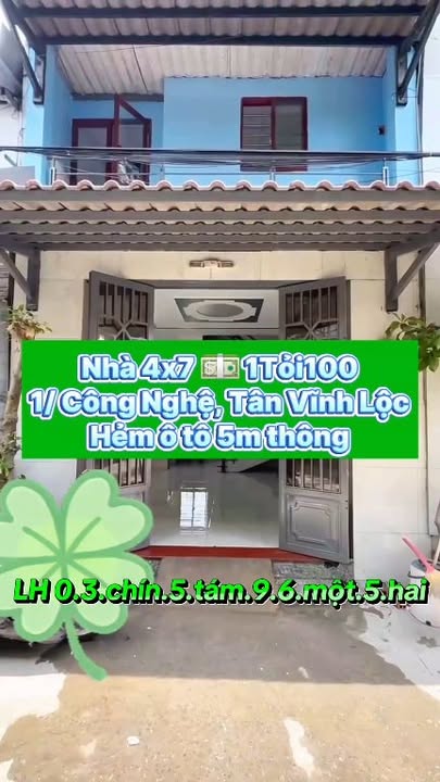 Nhà Hẻm Ô Tô 5M Thông Vĩnh Lộc B 28m² - Giá tốt, chính chủ!