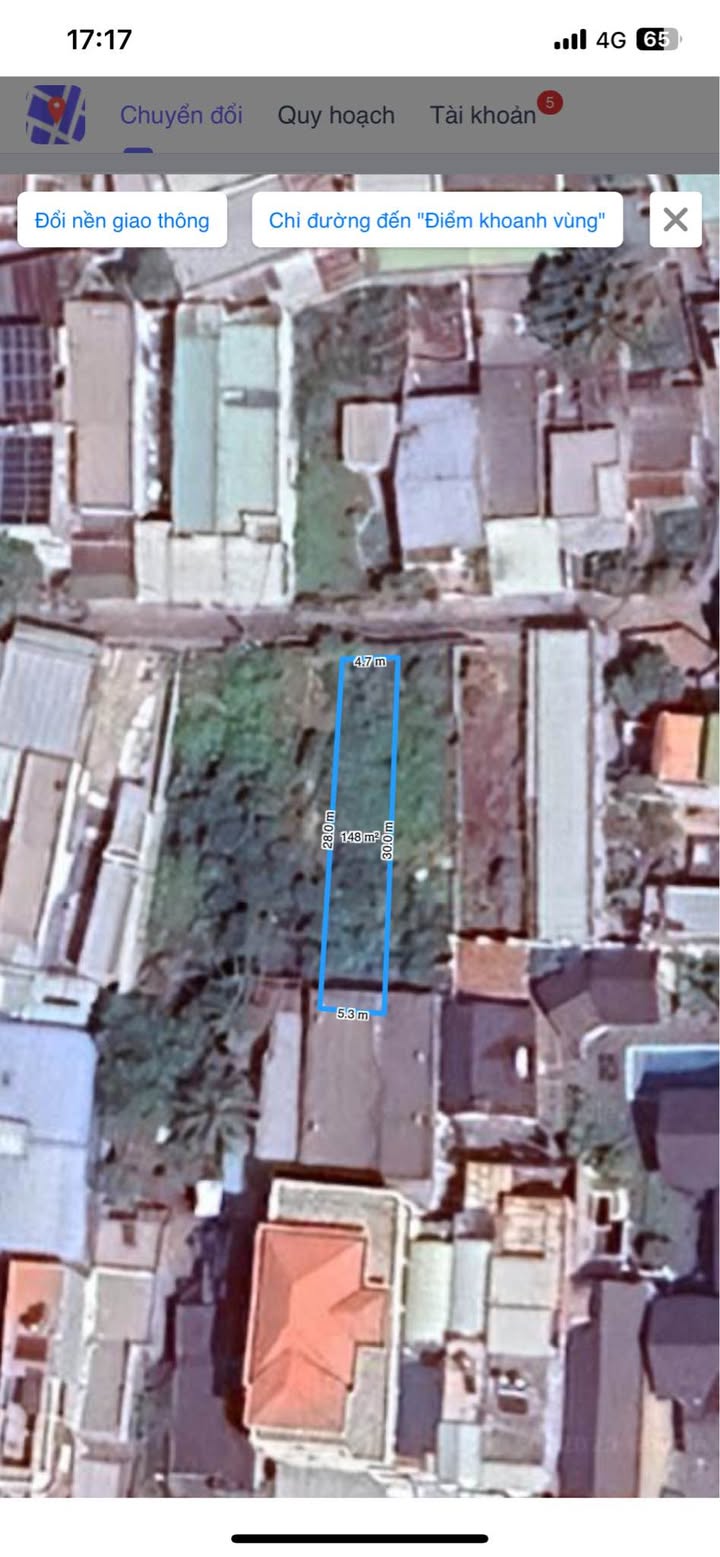 Đất nền hẻm 411 Thủ Khoa Huân 147m² giá 1.95 tỷ - Cơ hội đầu tư hấp dẫn!