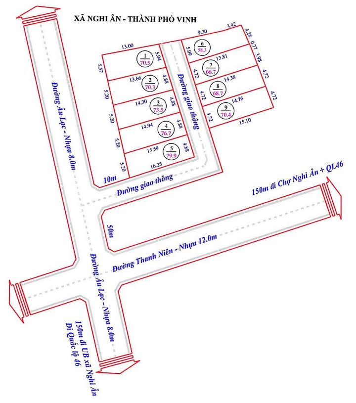 Đất Nền Nghi Ân Vinh 70,5m² Giá 1,5 tỷ - Cơ Hội Đầu Tư Hiếm Có!
