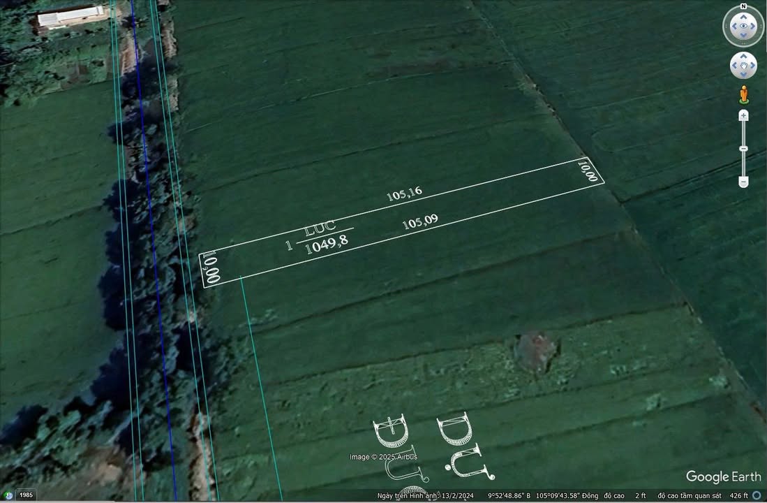 Đất mặt tiền tuyến tránh Minh Lương Châu Thành 1.05 công - Tiềm năng sinh lời cao!