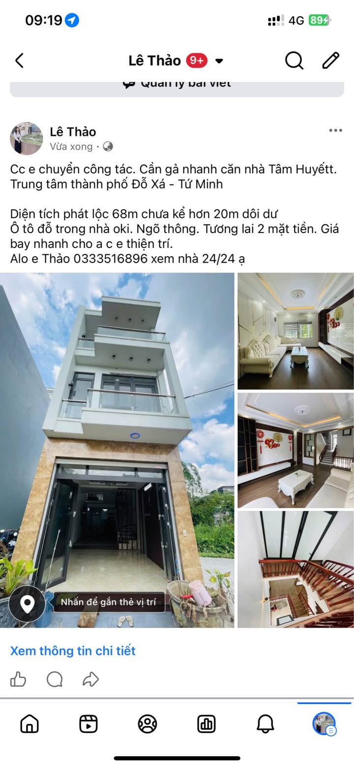 Nhà riêng Tứ Minh Hải Dương 68m² giá thỏa thuận - Cần bán gấp!