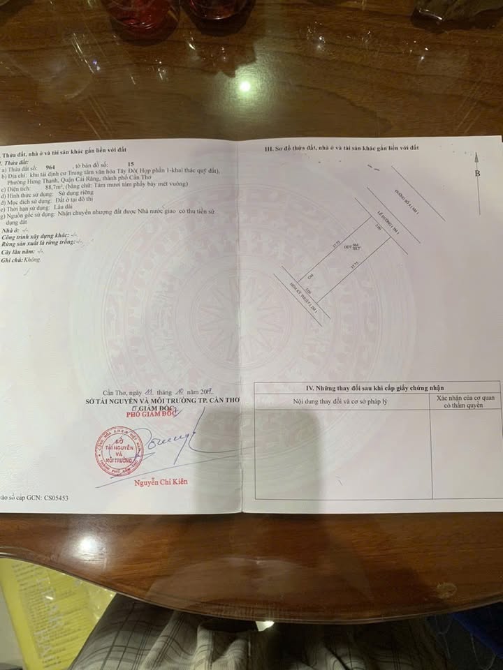 Đất nền đẹp tại Khu Văn Hóa Tây Đô Cái Răng 88.7m² giá 3.3 tỷ - Thương lượng ngay!