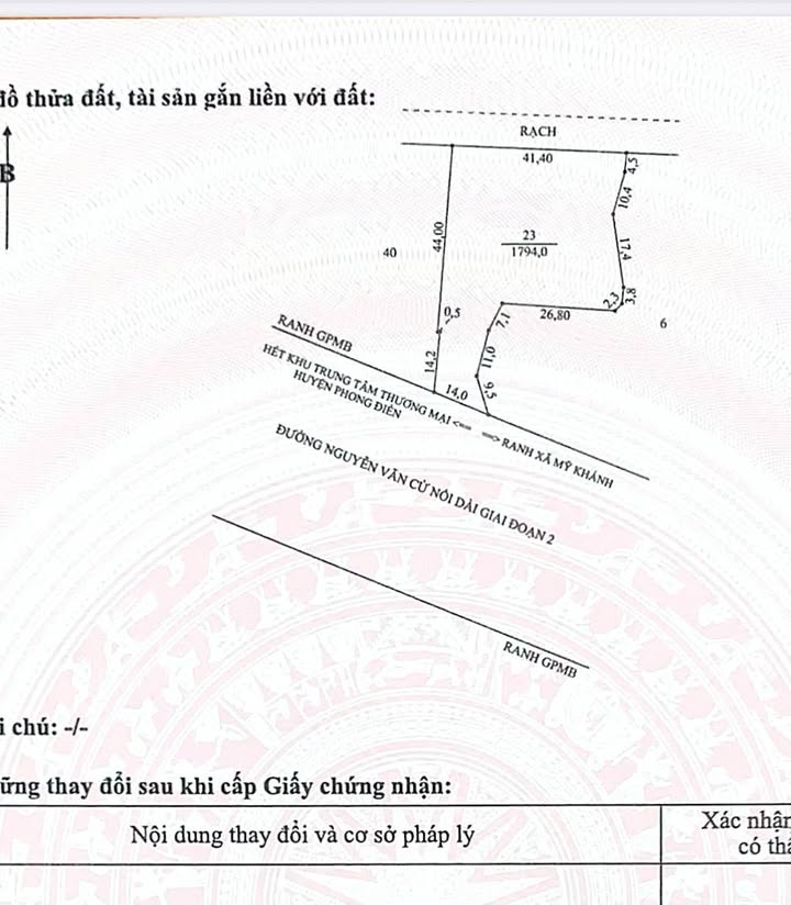 Đất mặt tiền đường Nguyễn Văn Cừ, Cần Thơ - Diện tích 4260m² - Cơ hội đầu tư hấp dẫn!