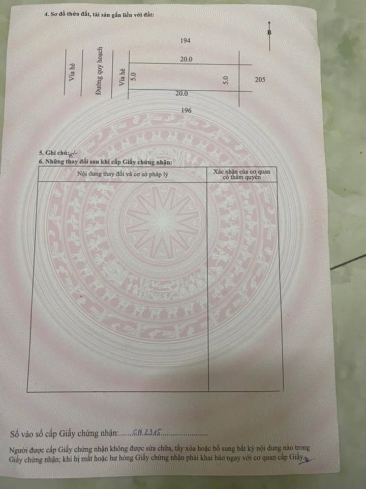 Đất nền ấp Đòng, xã Phạm Ngũ Lão, huyện Ân Thi, 61m² - Đầu tư sinh lời ngay!