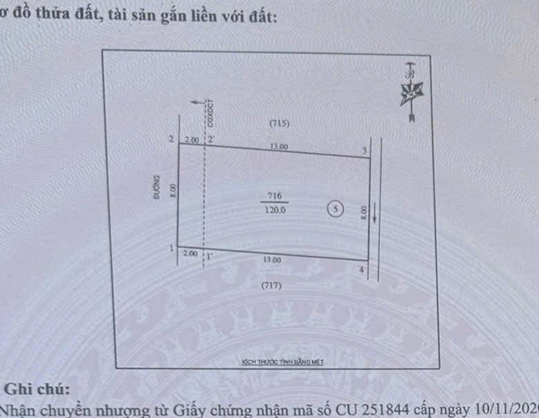 Đất đấu giá xóm 5 Hưng Chính 120m² giá 4.29 tỷ - Mặt tiền rộng, hướng Tây!