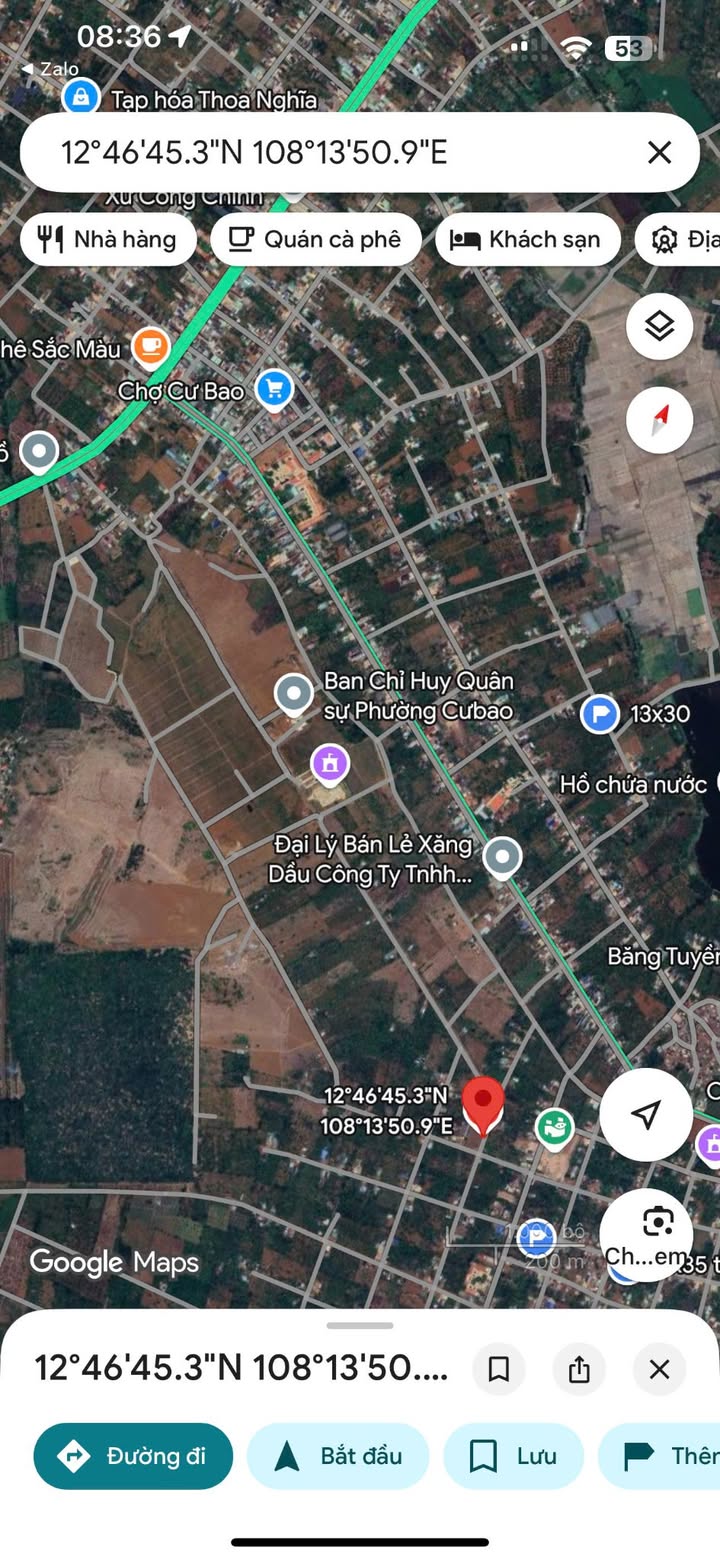 Đất nền Cư Bao, Buôn Hồ 175m² giá 299 triệu - Cơ hội đầu tư tuyệt vời!