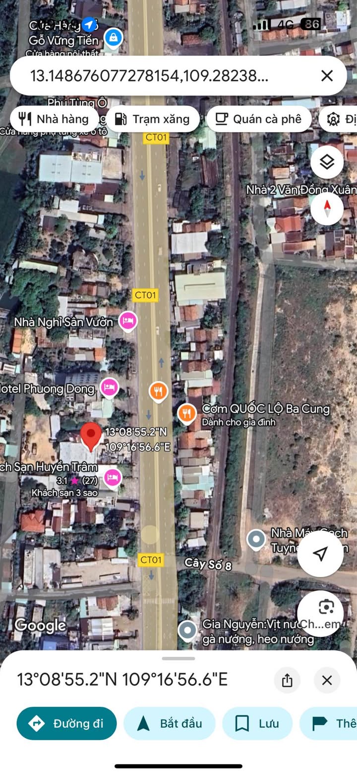 Lô đất mặt tiền Quốc Lộ 1A, xã An Phú, TP. Tuy Hoà, 407m² - Đầu tư sinh lời ngay!