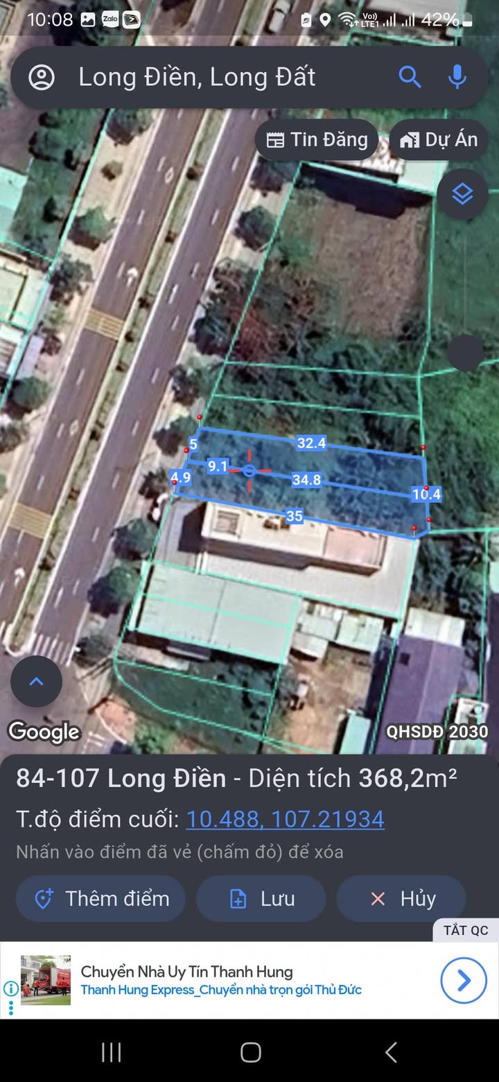 Đất nền liền kề mặt tiền Trần Xuân Độ, Long Điền 175m² giá 6.8 tỷ - Cơ hội đầu tư tuyệt vời!