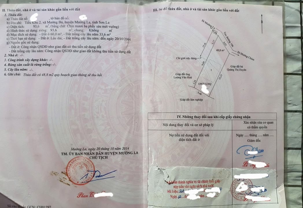 Đất thổ cư Mường Bú 360m² - Sổ đỏ chính chủ, giá thỏa thuận!