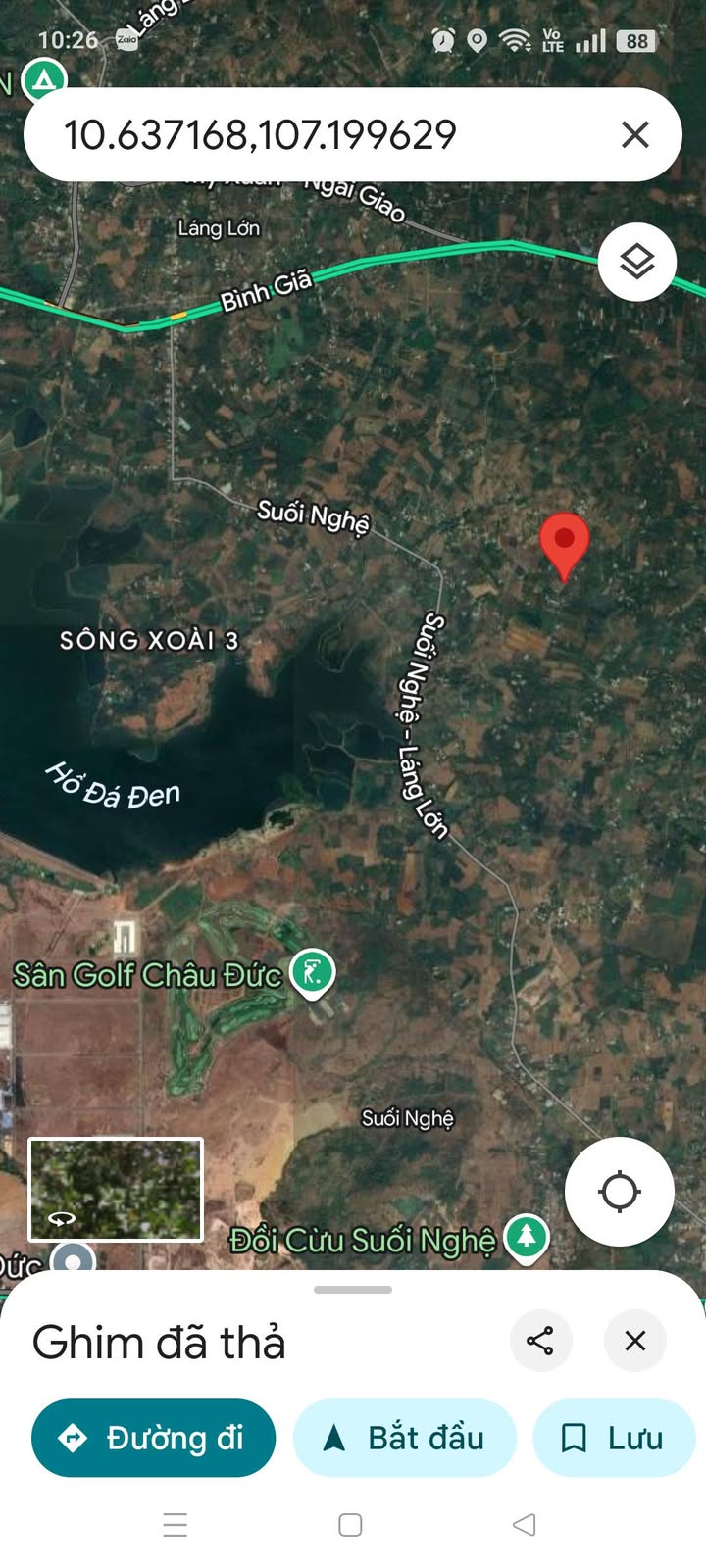 Đất vườn Xã Ngãi Giao 1000m² giá 950 triệu - Sổ hồng riêng, pháp lý rõ ràng!