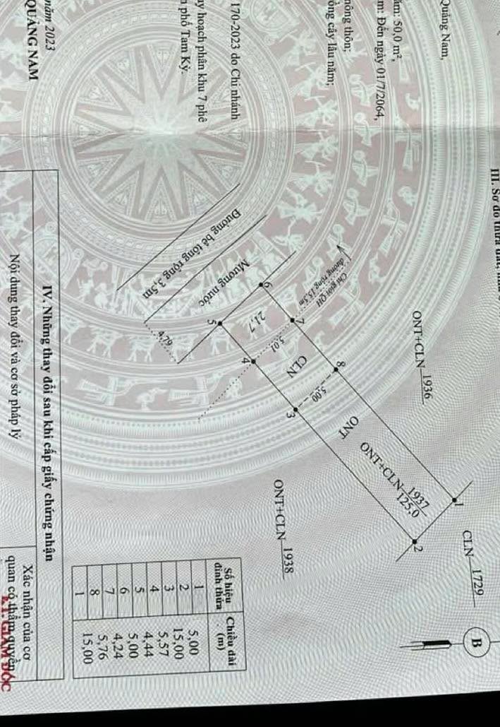 Đất nền Tam Phú 75m² giá 850 triệu - Cơ hội đầu tư không thể bỏ lỡ!