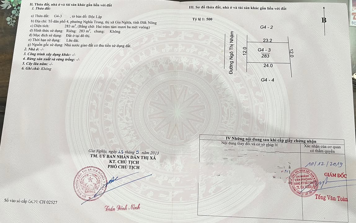 Đất nền Đắk Nia 276m² giá 2.3 tỷ - Sẵn sàng xây dựng ngay!