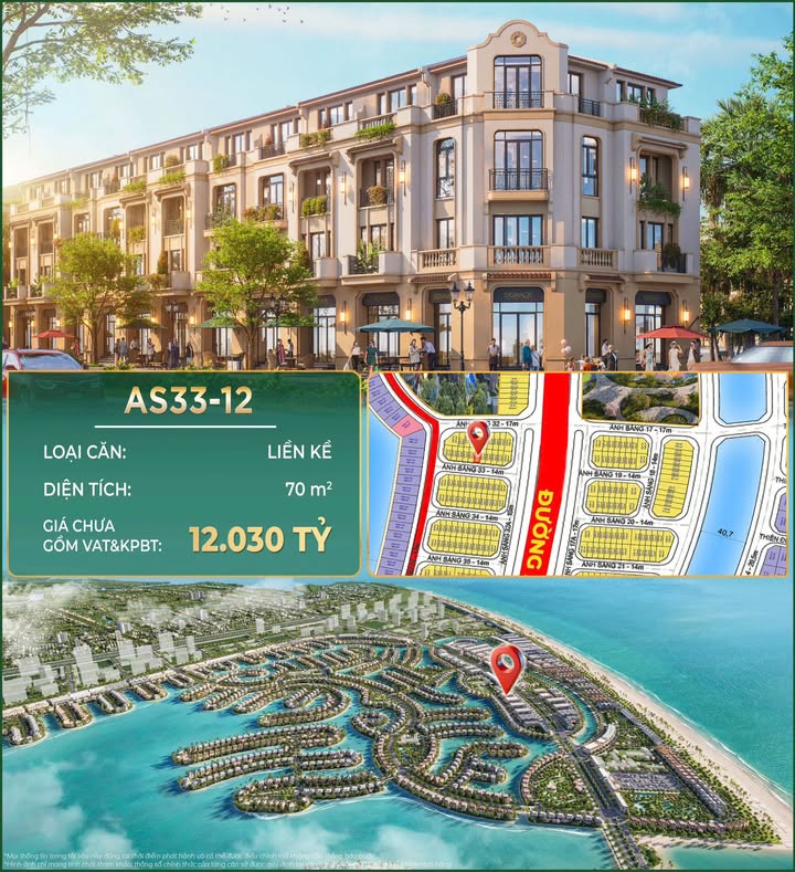 Shophouse Vinhomes Cần Giờ 70m² giá 12.03 tỷ - Cơ hội đầu tư hiếm có!