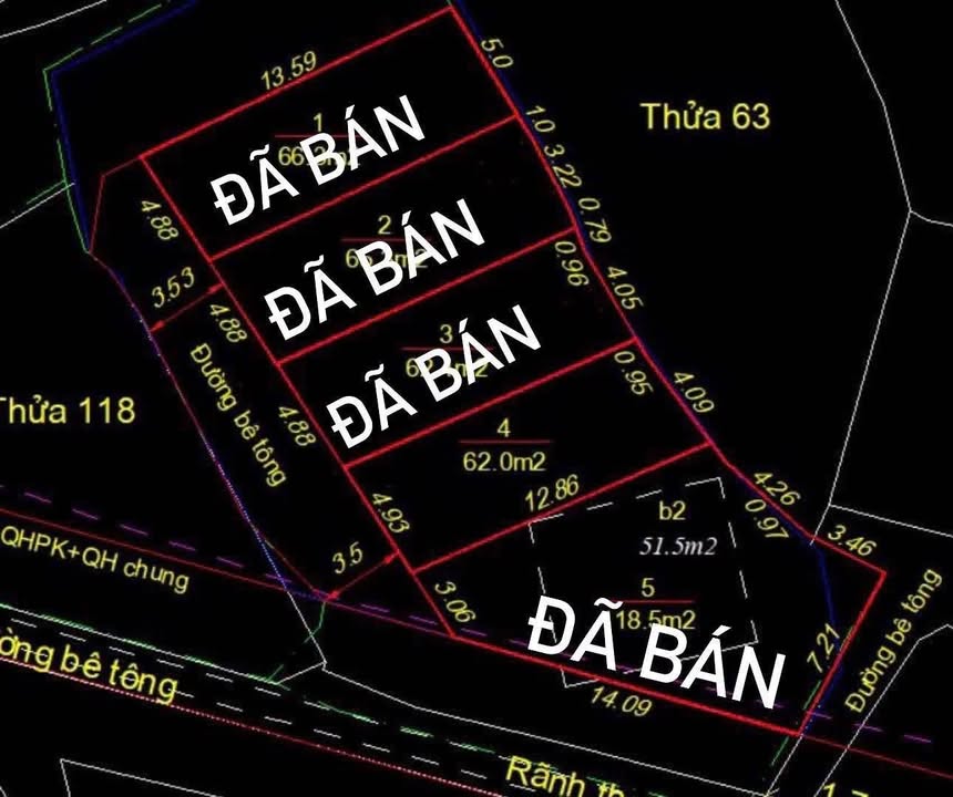 Đất nền trung tâm Cẩm Phả 62m² giá tốt - Sẵn sàng giao dịch!