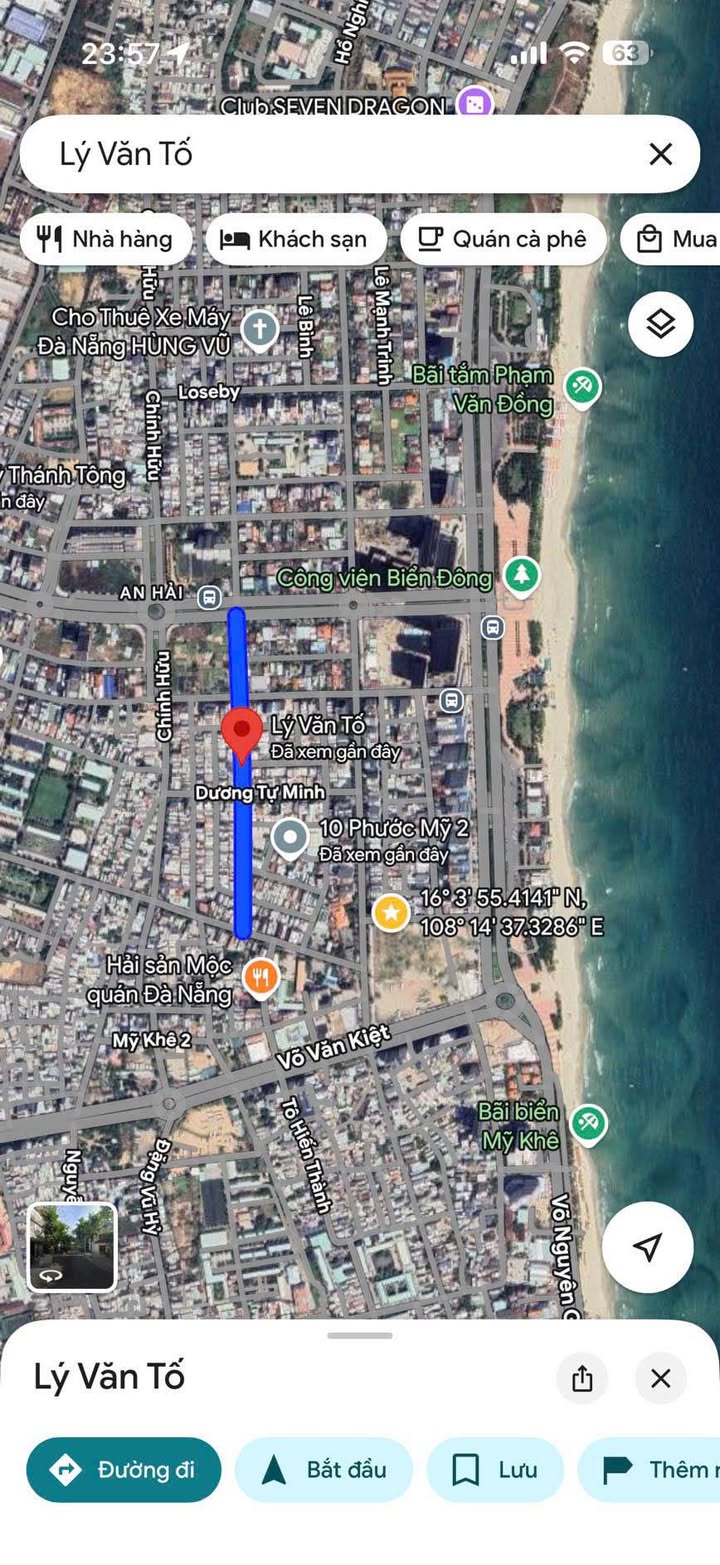 Nhà 2 tầng mặt tiền Lý Văn Tố, Đà Nẵng 154m² giá 20 tỷ - Cơ hội đầu tư hấp dẫn!