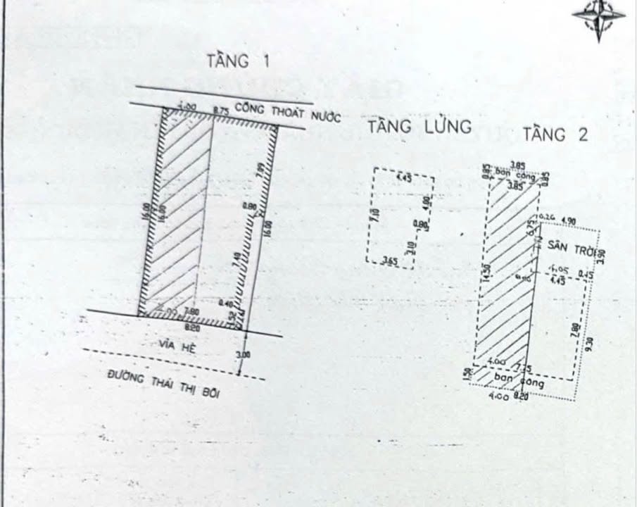 Bán nhà mặt tiền Thái Thị Bôi, Đà Nẵng 71,6m² giá chỉ 7 tỷ - Vừa ở vừa kinh doanh!