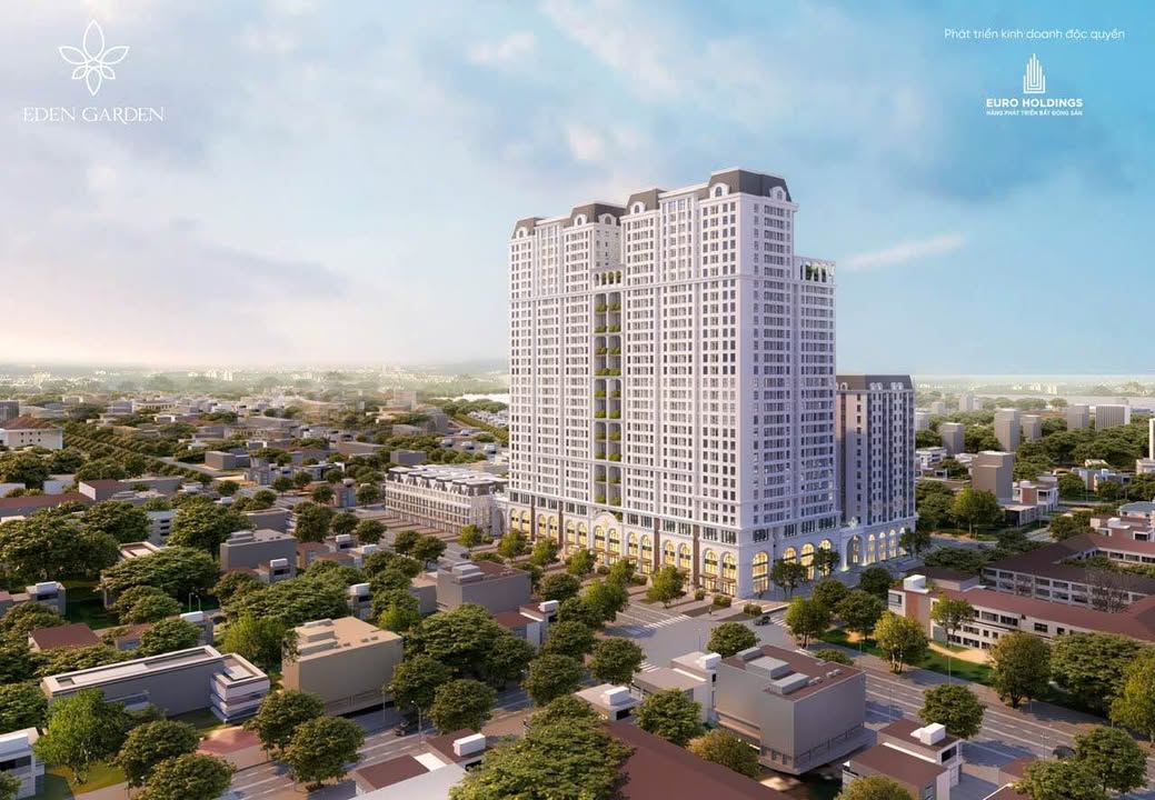 Căn hộ góc chung cư Eden Garden Thái Bình 79m² giá 2 tỷ - Không gian sống lý tưởng!