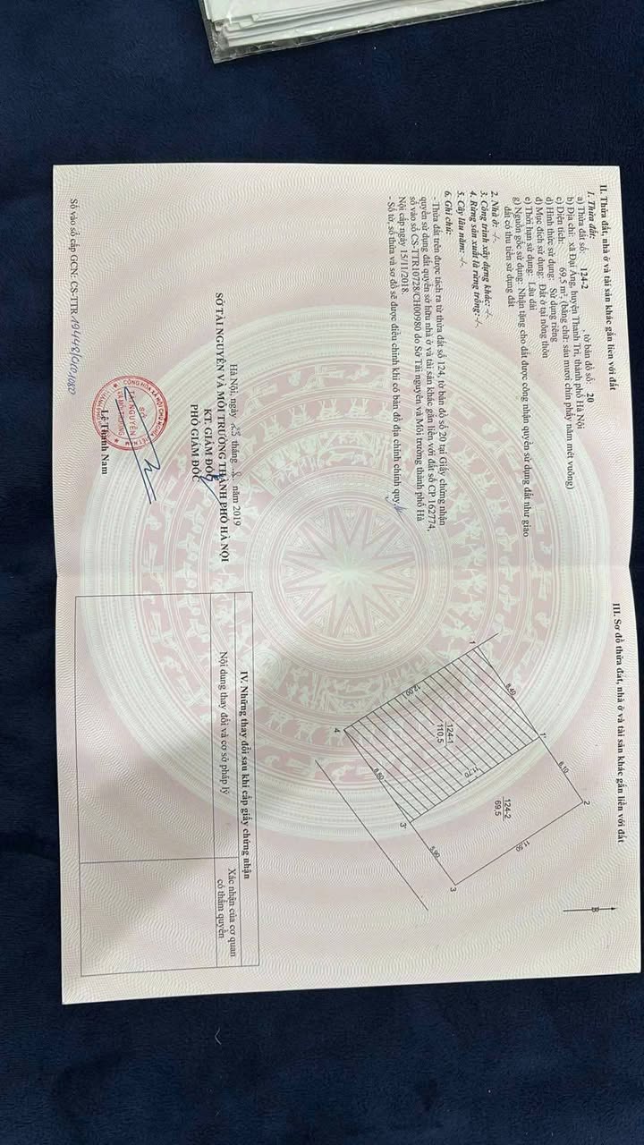 Nhà 1,5 tầng Thôn Nguyệt Áng, Đại Áng 69,5m² - Chính chủ cần bán gấp!