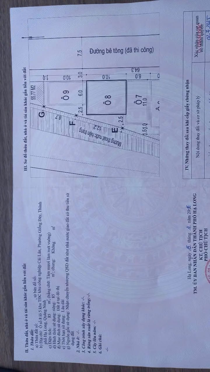 Đất nền khu tái định cư Ba Lan, Giếng Đáy 85m² giá 3 tỷ - Sổ đỏ chính chủ, hướng Đông!