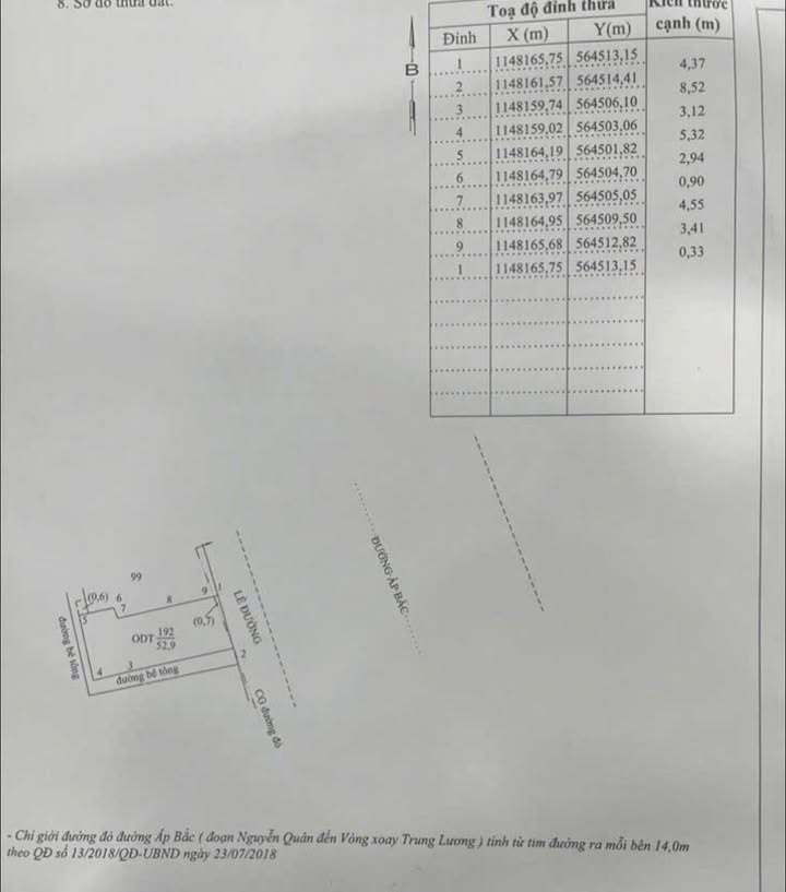 Nhà mặt tiền Ấp Bắc, phường Trung An 50.69m² giá 4 tỷ - Đầu tư sinh lời ngay!