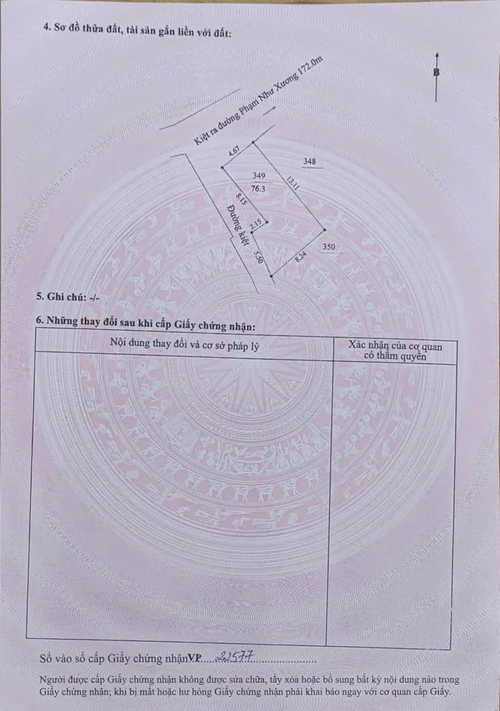 Đất kiệt ô tô 119/15 Phạm Như Xương 76m² giá 2.99 tỷ - Đầu tư sinh lời ngay!
