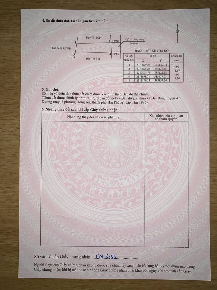 Đất nền Hồng An, An Dương, Hải Phòng 58.5m² - Cơ hội đầu tư hấp dẫn!