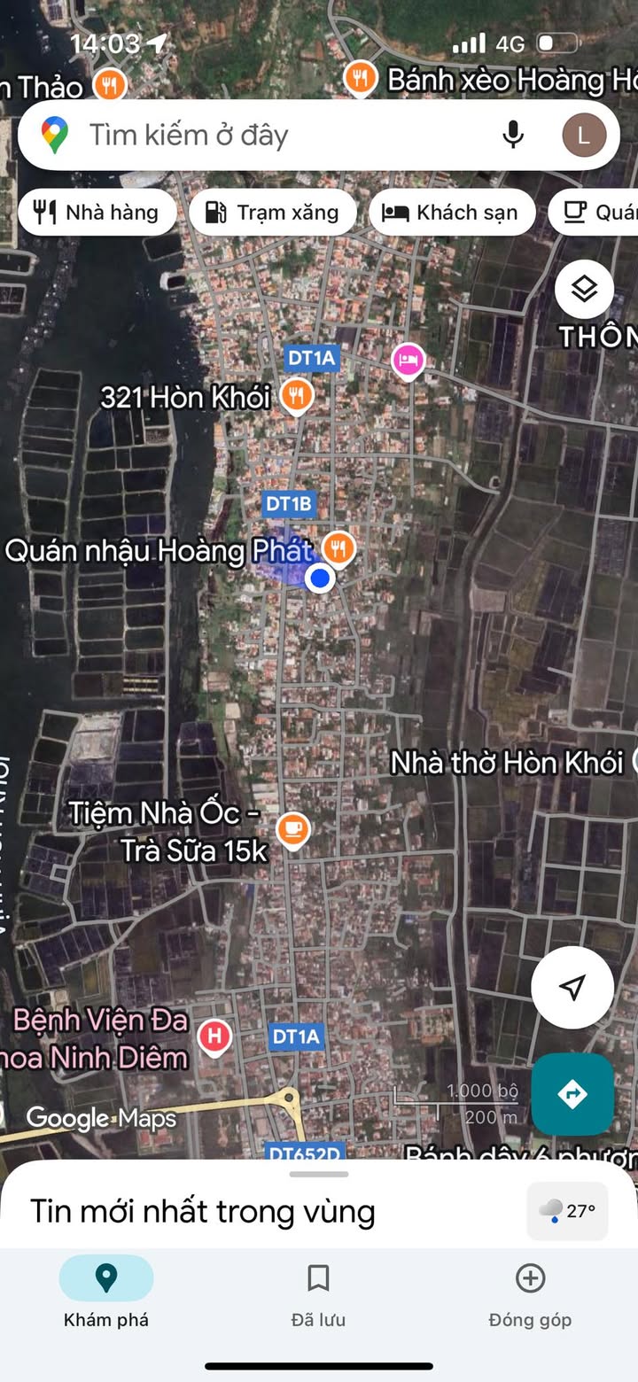 Đất nền Ninh Diêm 135m² giá 1 tỷ - Cơ hội đầu tư nhanh chóng!