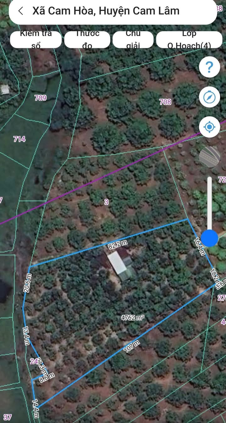 Farm Cam Hòa 1724.79m² giá 1.435 tỷ - Đầu tư sinh lời ngay!