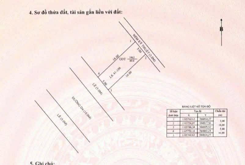 Đất nền KDC Hồng Loan 6A, Cái Răng - 80m² giá 3.2 tỷ - Sổ đỏ chính chủ