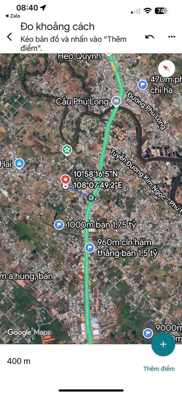 Đất thổ cư 360m² phường Hàm Thắng giá 4.2 tỷ - Tiềm năng tăng giá mạnh!