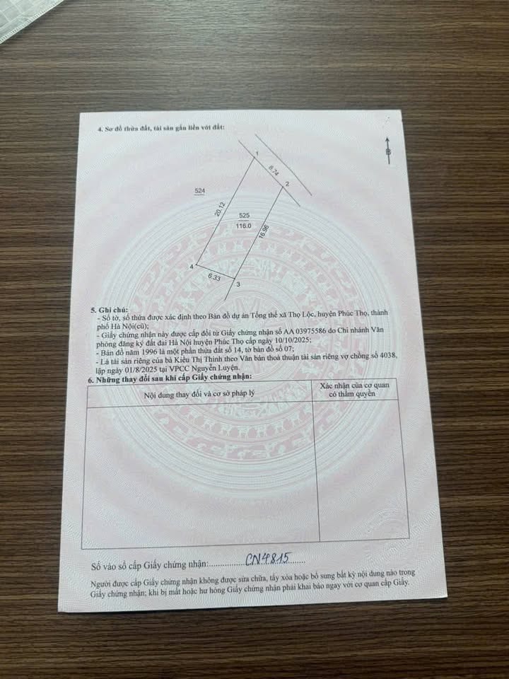 Nhà 2 tầng mới xây tại Thọ Lộc, Phúc Thọ, 116m² - Tiện nghi đầy đủ, giá tốt!