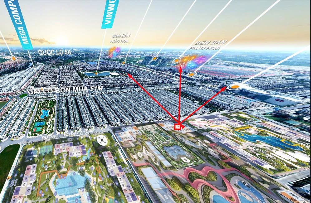 Căn hộ 1PN tại Masteri Era Landmark 47m² giá 3.3 tỷ - View bắn pháo hoa tuyệt đẹp!