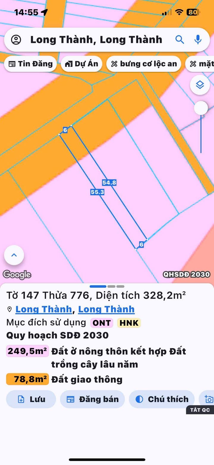 Đất nền mặt tiền nhựa ấp 8 - Bình Sơn, 330m² - Sổ hồng chính chủ, giá thỏa thuận!