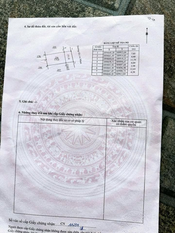 Đất mặt tiền Quốc lộ 1A, xóm Minh Đức, Diễn Thịnh 115m² - Đầu tư sinh lời ngay!