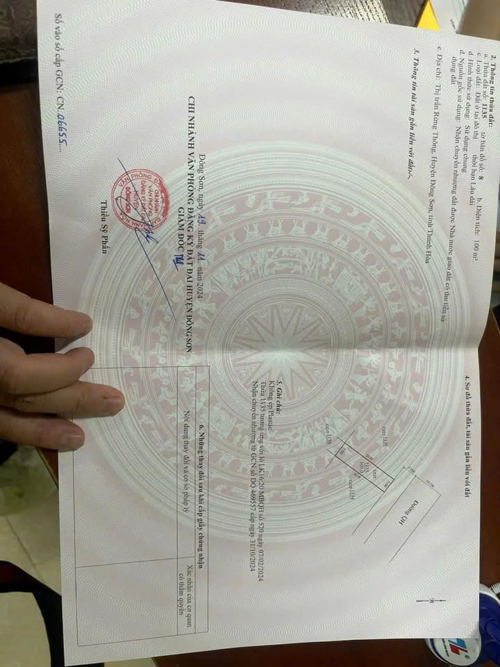 Đất dự án MB 520 Đồng Nhưng, Đông Sơn 100m² giá 1.75 tỷ - Vị trí đẹp với nhiều tiện ích!