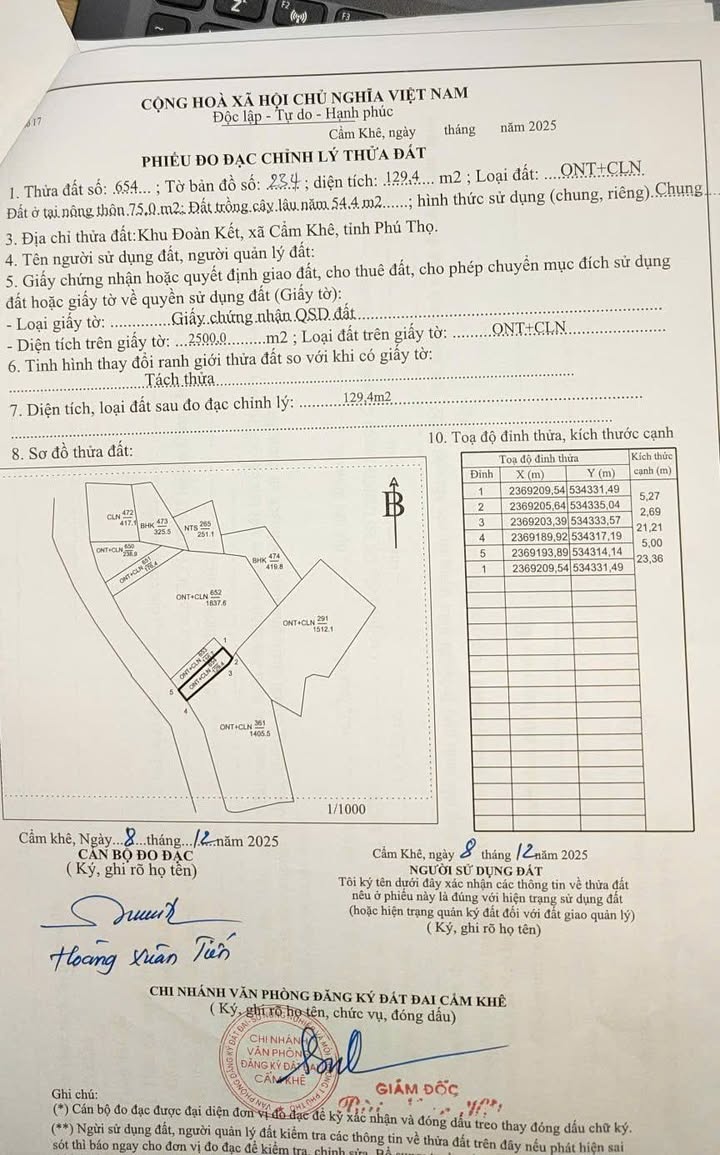 Đất thổ cư Cấp Dẫn 130m² giá 900 triệu - Đầu tư sinh lời ngay!