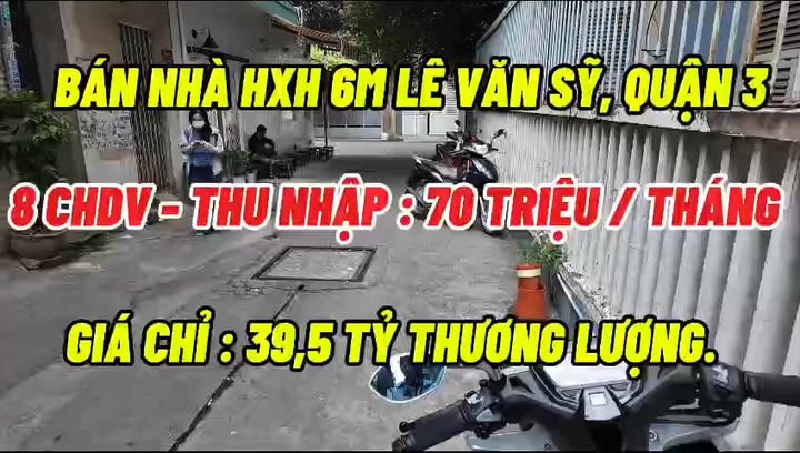 Nhà HXH 6m Lê Văn Sỹ Quận 3 96m² giá 39.5 tỷ - Đầu tư sinh lời cao!