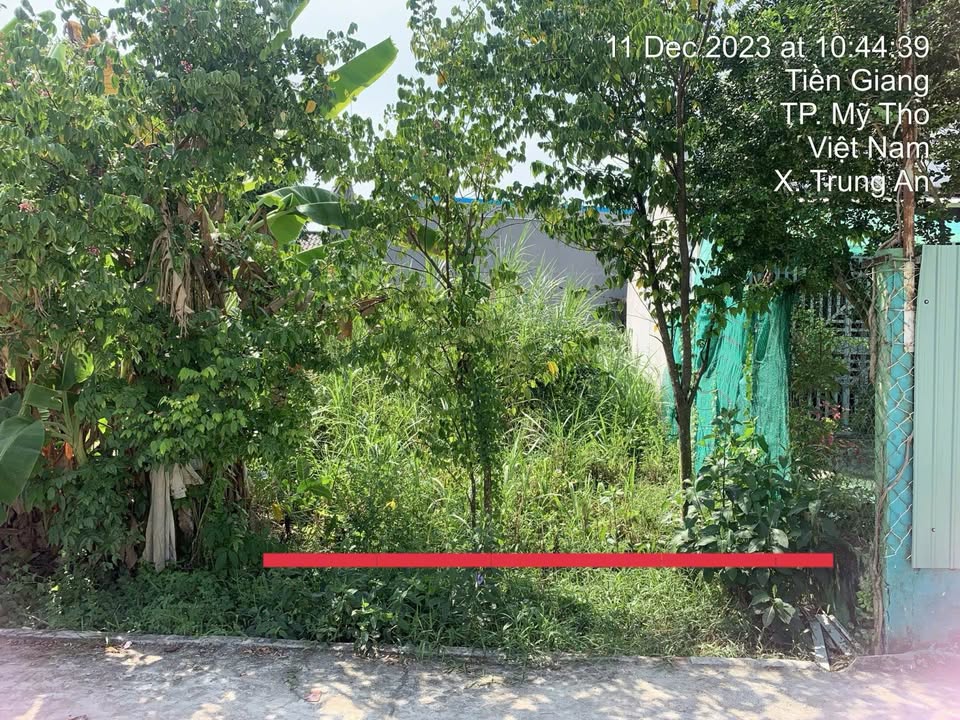 Đất thổ cư 75m² tại ấp 4, Trung An, Mỹ Tho chỉ 600 triệu - Cơ hội đầu tư tuyệt vời!