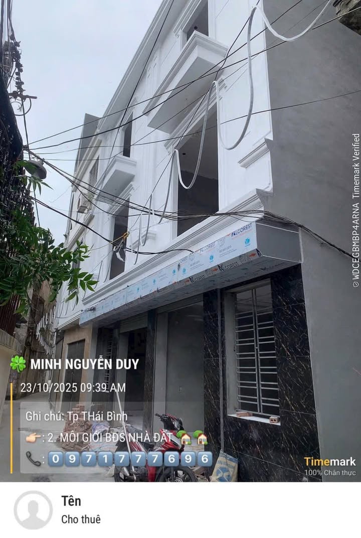 Nhà đẹp 3 tầng phường Trần Lãm Thái Bình 41m² giá 2.6 tỷ - Thiết kế hiện đại sang trọng!