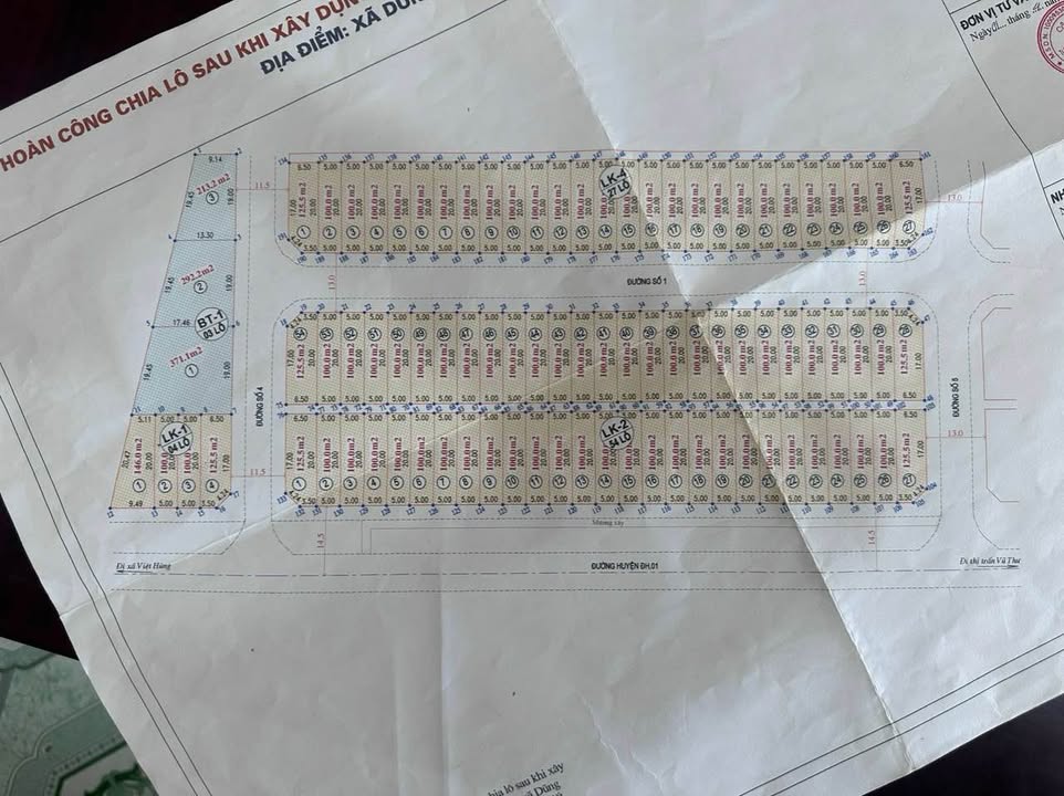 Đất TDC Dũng Nghĩa 100m² giá 1 tỷ - Vị trí đẹp, dân cư đông đúc!