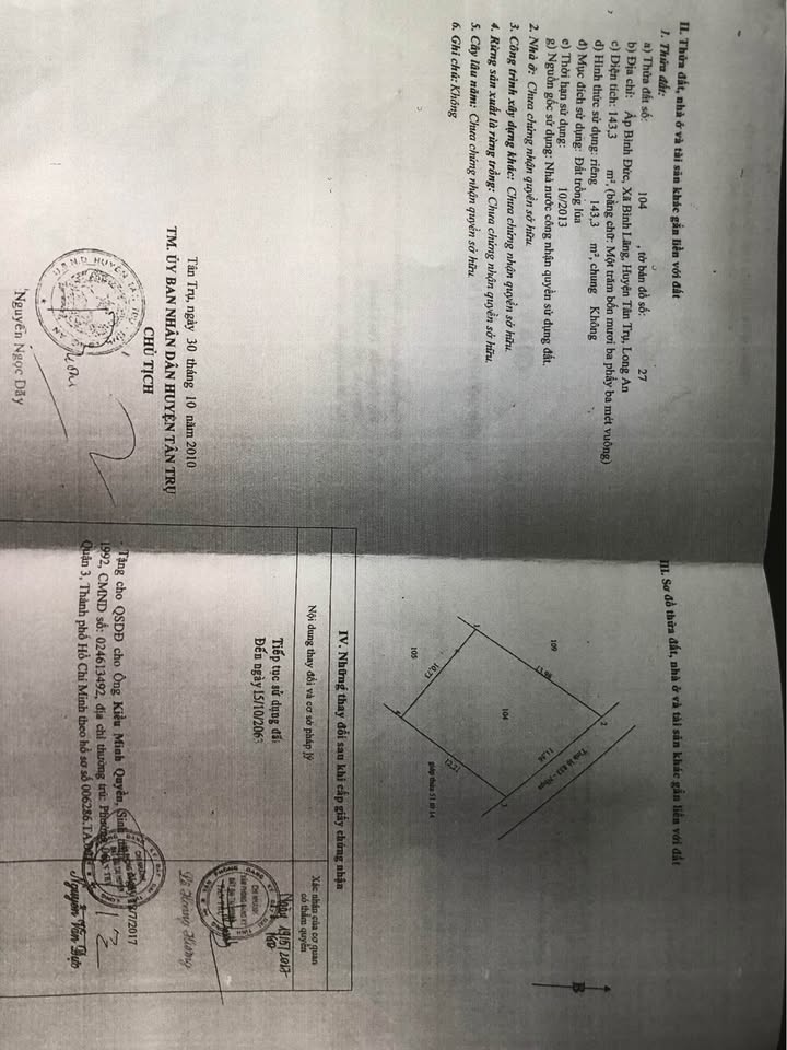 Đất thổ cư Tân An 582m² giá 4.2 tỷ - Mặt tiền TL833, tiện ích đầy đủ!